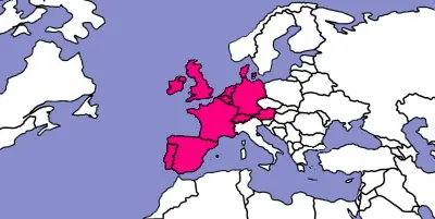 Západní Evropa: Samohybné houfnice, raketomety, minomety